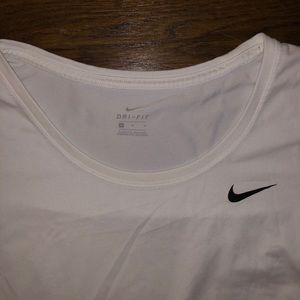 White Nike Dri-Fit Top